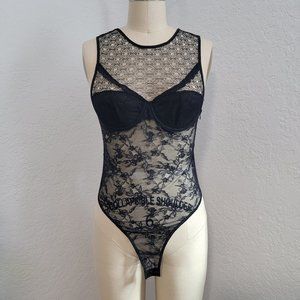 NWT Zara Lace Teddy Bodysuit